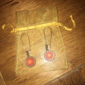 Jeweled Dangling Earrings